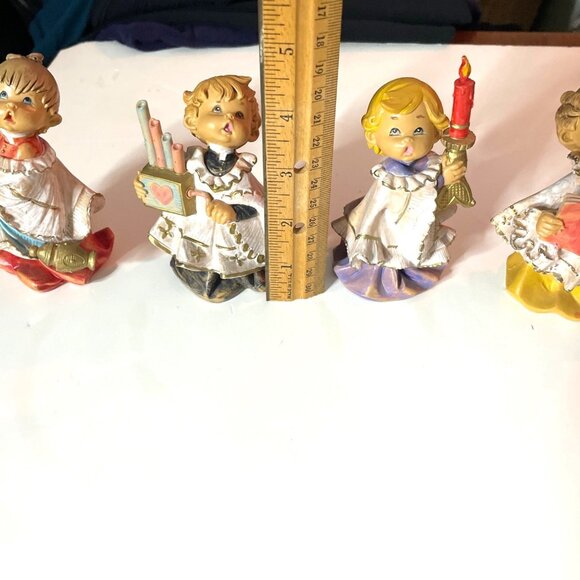 Vintage 1987 Fontanini Roman Simonetti Italy Choir Altar Boys Christmas Set of 4 - Picture 10 of 11